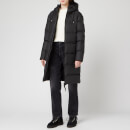 RAINS Women's Long Puffer Jacket - Black
