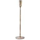Nkuku Mbata Antique Brass Candlestick - Large