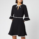 Ted Baker Women's Dindy Skater Dress with Bow Binding - Black