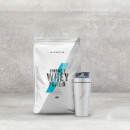 Whey and Shaker Stack