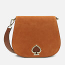 Kate Spade New York Women's Suzy Suede Large Saddle Bag - Amber