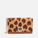 Kate Spade New York Women's Nicola Haircalf Twistlock Chain Wallet - Natural Multi