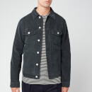 Officine Generale Men's Liam Pigment Dye Corduroy Jacket - Graphite