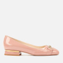 Tod's Women's Gomma Double T Ballet Flats - Beige Rosato