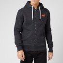 Superdry Men's Orange Label Classic Zip Hoody - Nightshade Black Marl