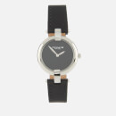 Coach Women's Chrystie Leather Strap Watch - Rou Black