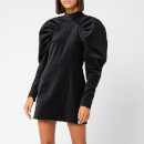 ROTATE Birger Christensen Women's Number 1 Velvet Dress - Black