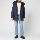 Woolrich Women's Aurora Puffy Coat - Melton Blue