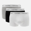 Calvin Klein Men's 3 Pack Low Rise Trunk Boxers - Black/White/Grey