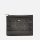 Furla Women's Babylon Small Zip Card Case - Grey