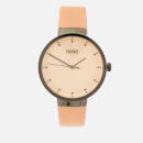 HUGO Women's Go Leather Strap Watch - Rou Cargo
