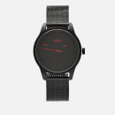 HUGO Men's Move Mesh Strap Watch - Rou Black