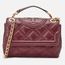 Tory Burch Women's Fleming Soft Small Convertible Shoulder Bag - Claret