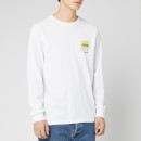 A.P.C. X Brain Dead Men's Long Sleeve Molly T-Shirt - Blanc
