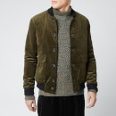 Oliver Spencer Men's Lockton Cord Bomber Jacket - Green