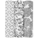aden + anais Silky Soft Swaddles - In Motion (3 Pack)