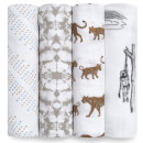 aden + anais Swaddles - Hear Me Roar (4 Pack)