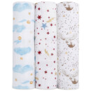 aden + anais Harry Potter™ Limited Edition Metallic Swaddles (3 Pack)