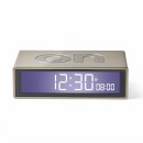 Lexon FLIP+ Alarm Clock - Glossy Light Gold