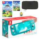 Nintendo Switch Lite (Turquoise) The Legend of Zelda: Link's Awakening Pack