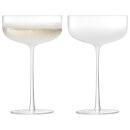 LSA Mist Champagne Saucer - 220ml (Set of 2)