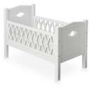 Cam Cam Harlequin Doll's Bed - White
