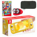 Nintendo Switch Lite (Yellow) Super Mario Odyssey Pack
