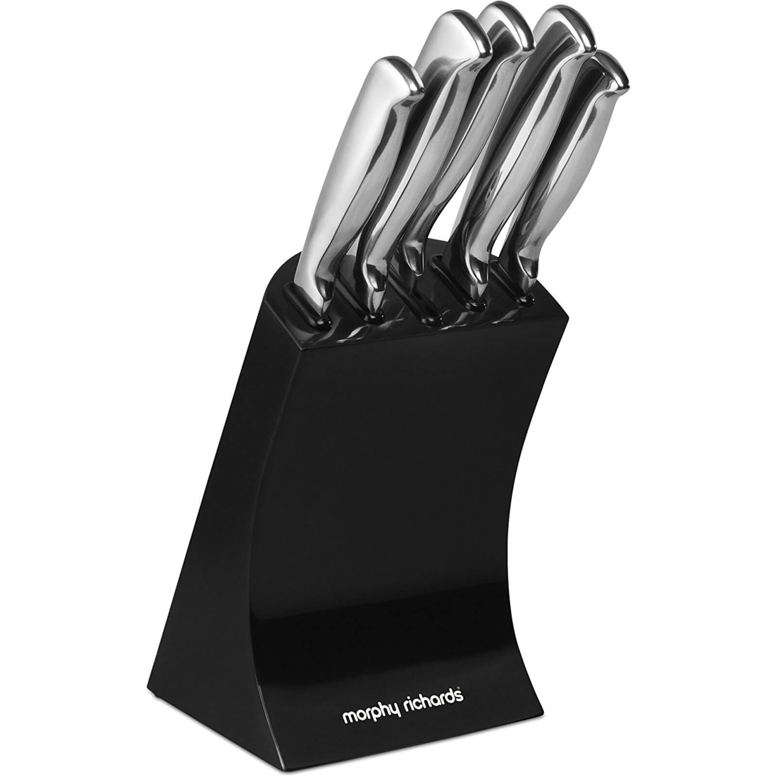 Morphy Richards 46290 5 Piece Knife Block Black IWOOT