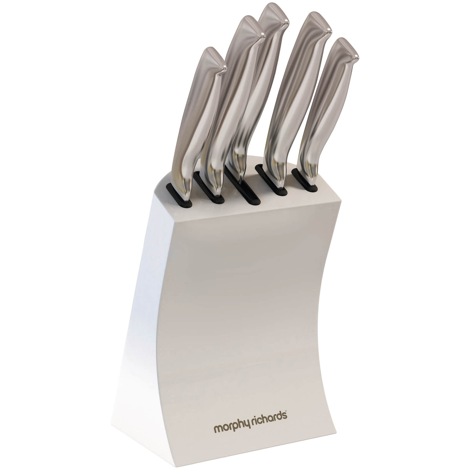 Morphy Richards 79005 5 Piece Knife Block White IWOOT