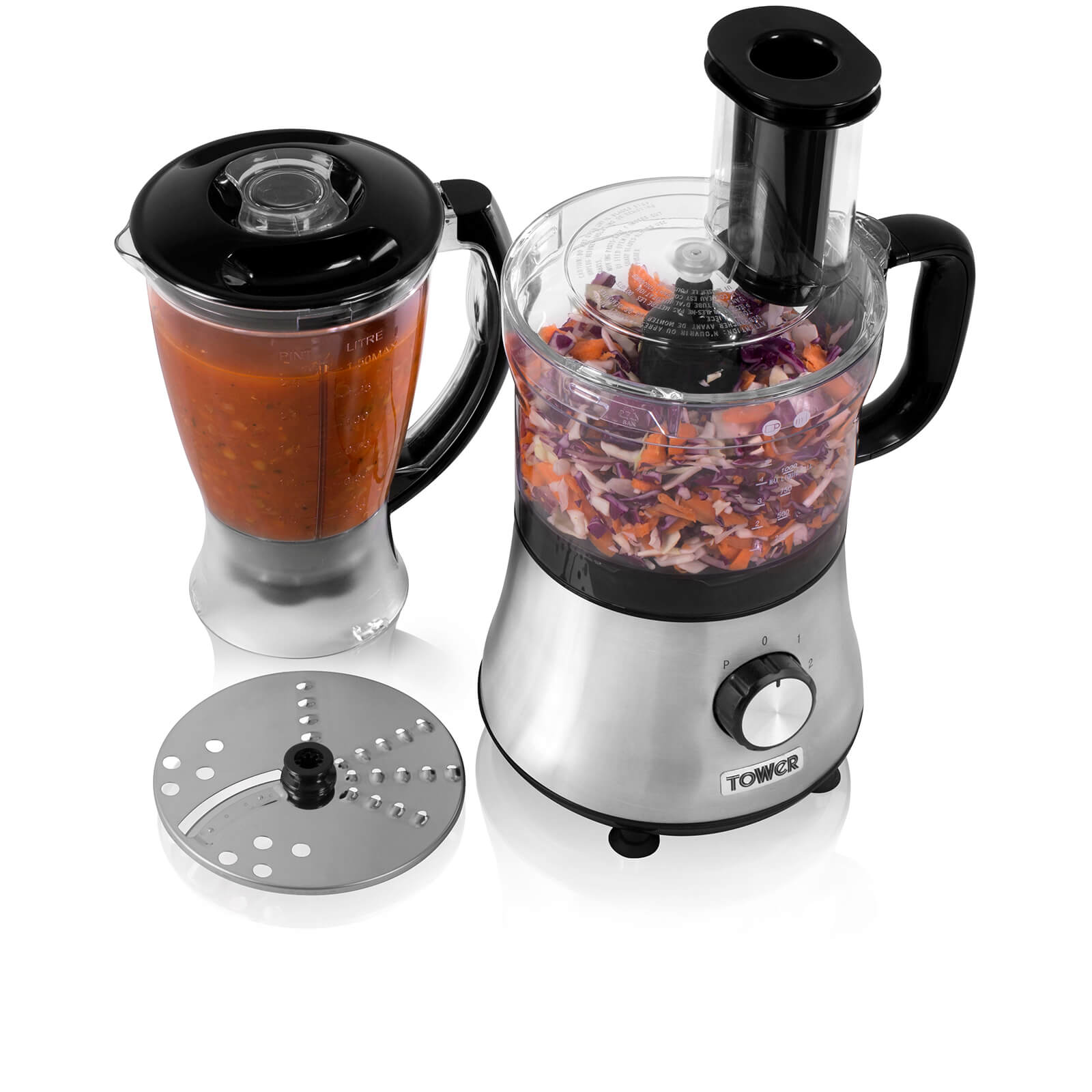 Tower T18002 2in1 Food Processor Multi IWOOT