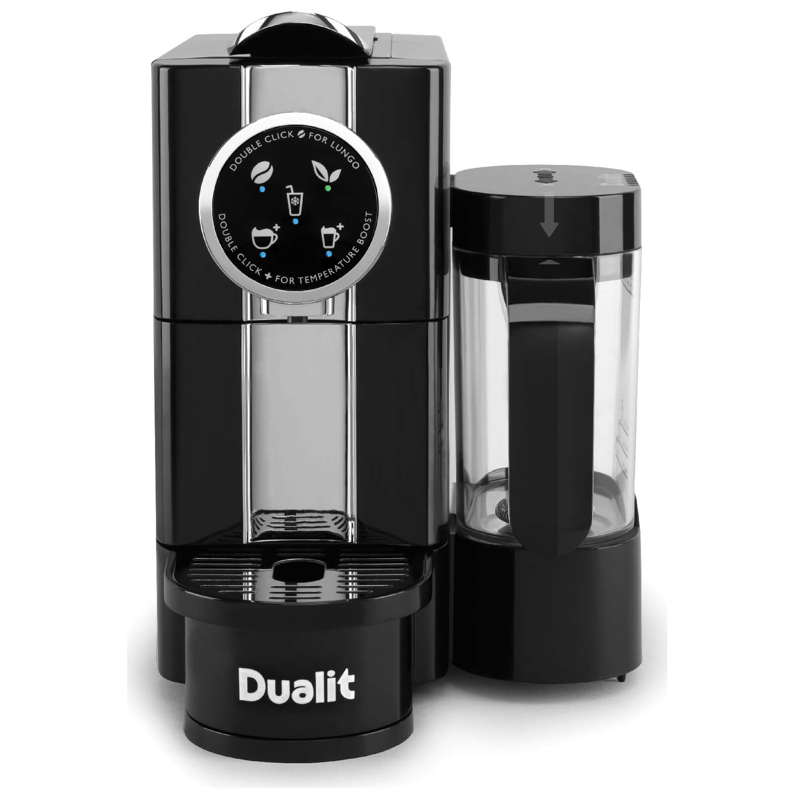 Dualit 85180 Café Cino Capsule Coffee Maker with Milk Frother IWOOT