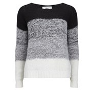Vero Moda Women's Fulki Contrast Jumper - Black