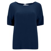 VILA Women's Tara Top - Black Iris