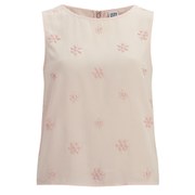 Vero Moda Women's Pleasure Diamond Detail Top - Peach Whip