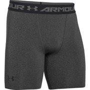 Under Armour Men's Armour Heat Gear Compression Training Shorts - Carbon Heather/Black