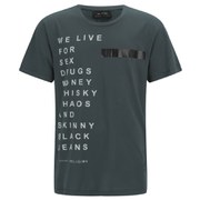 Religion Men's We Live For Sex Short Sleeve Crew Neck T-Shirt - Dark Metal