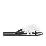 Melissa Women's Harmonic Bloom Flip Flops - Black Contrast