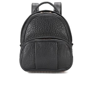 Alexander Wang Women's Dumbo Pebble Leather Backpack - Black/Rose Gold Hardware