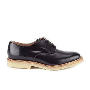 YMC Men's Crepe Sole Zip Front Leather Shoes - N*y