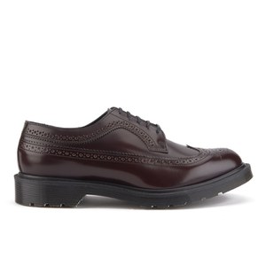 Dr. Martens Men's 'Made in England' 3989 Leather Brogues - Merlot Boanil Brush