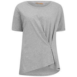BOSS Orange Women's Tazip T-Shirt - Medium Grey