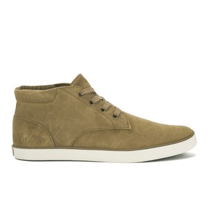 Polo Ralph Lauren Men's Odie Suede Mid Cupsole Trainers - Dark Tan