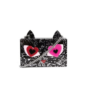 Karl Lagerfeld Women's K/Choupette Love Minaudiere Clutch - Black