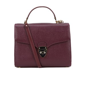 Aspinal of London Women's Mayfair Bag - Burgundy Saffiano