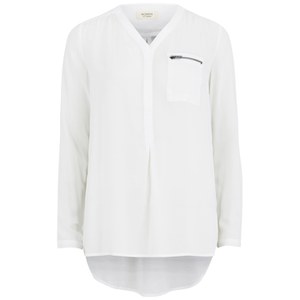 nümph Womens Annick Loose Fit Shirt - White