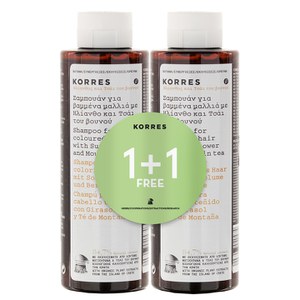 Korres Sunflower and Mountain Tea Shampoo 1 + 1