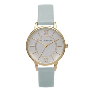 Olivia Burton Women's Wonderland Watch - Gold/Powder Blue