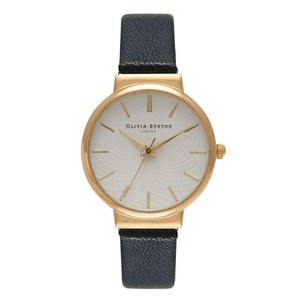 Olivia Burton Women's The Hackney Watch - Black/Gold