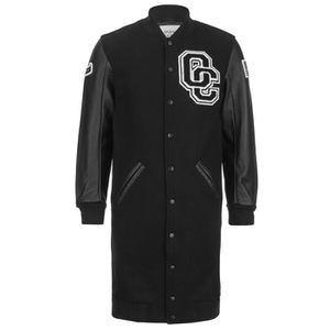 Opening Ceremony Men's Varsity Long Jacket - Black
