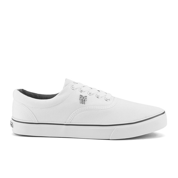 next white canvas pumps